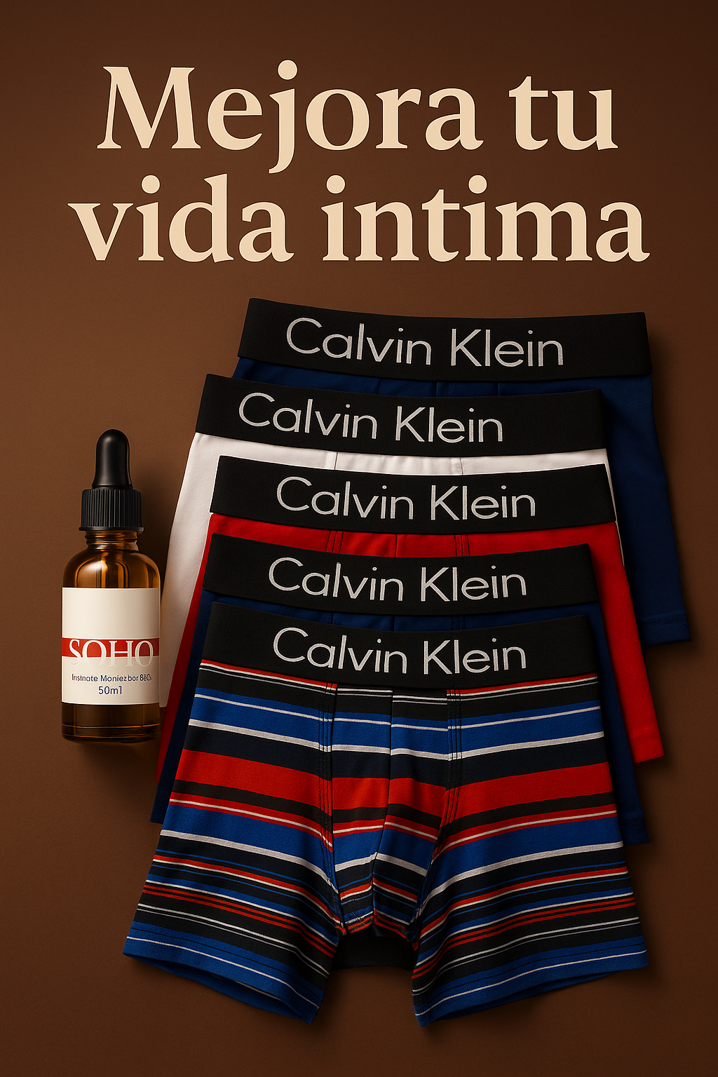 Boxers Calvin Klein ORIGINALES +  Soho GRATIS
