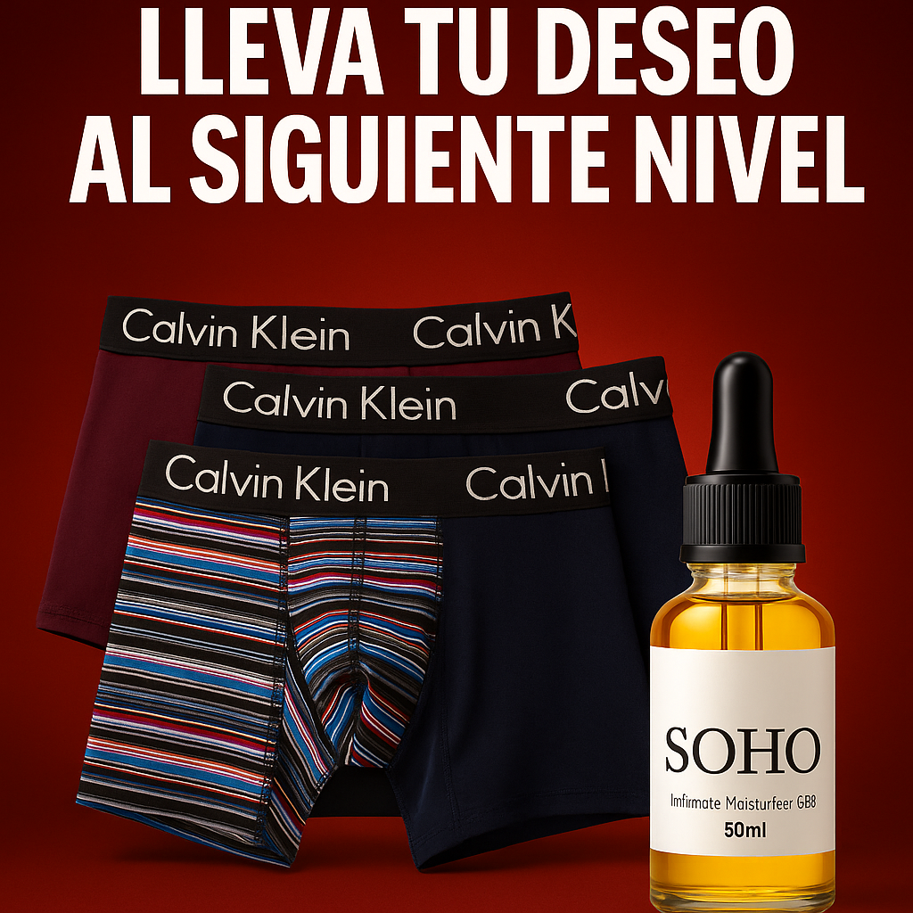 Boxers Calvin Klein ORIGINALES +  Soho GRATIS